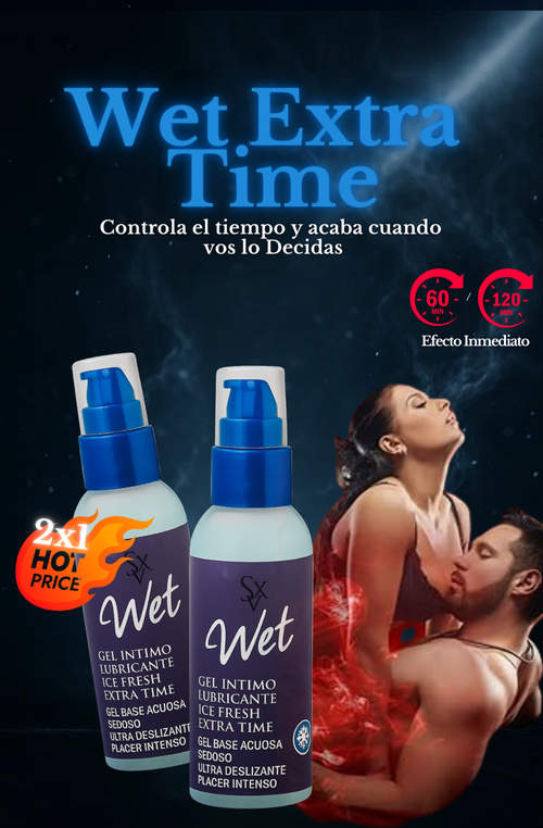 Wet Extra Time Controla la Eyaculacion y Dura mas en la cama