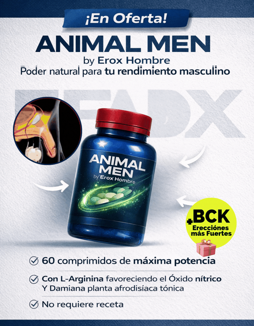 Animal Men Potente Suplemento para Hombres