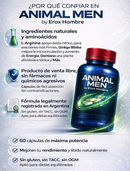 Animal Men Potente Suplemento para Hombres
